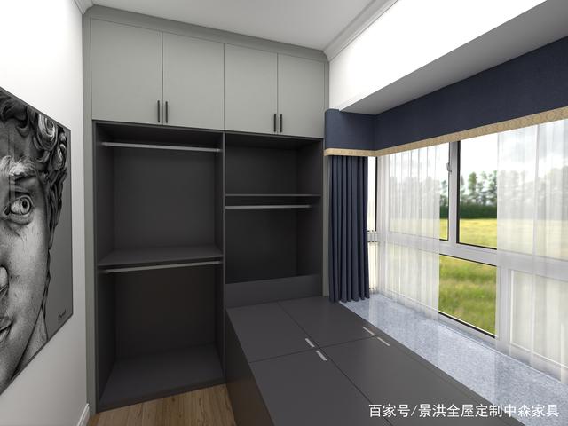 优雅与实用并存 浅灰色全屋定制家具与橱柜设计搭配方案